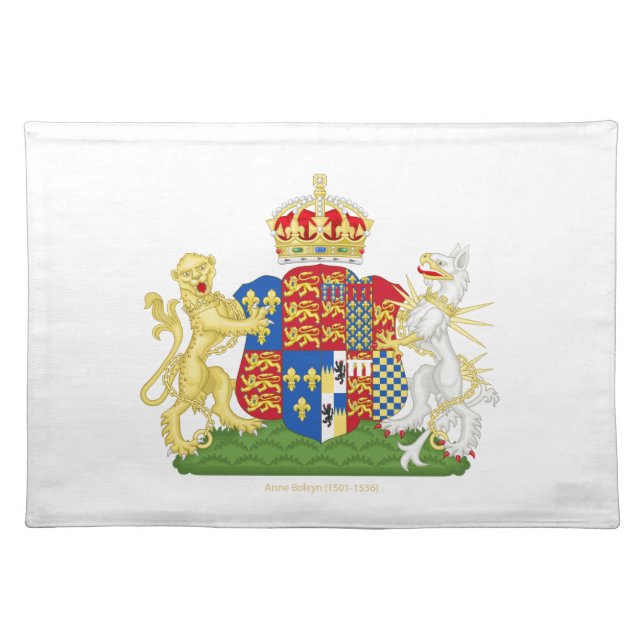 Coat of Arms Anne Boleyn Placemat (Front)