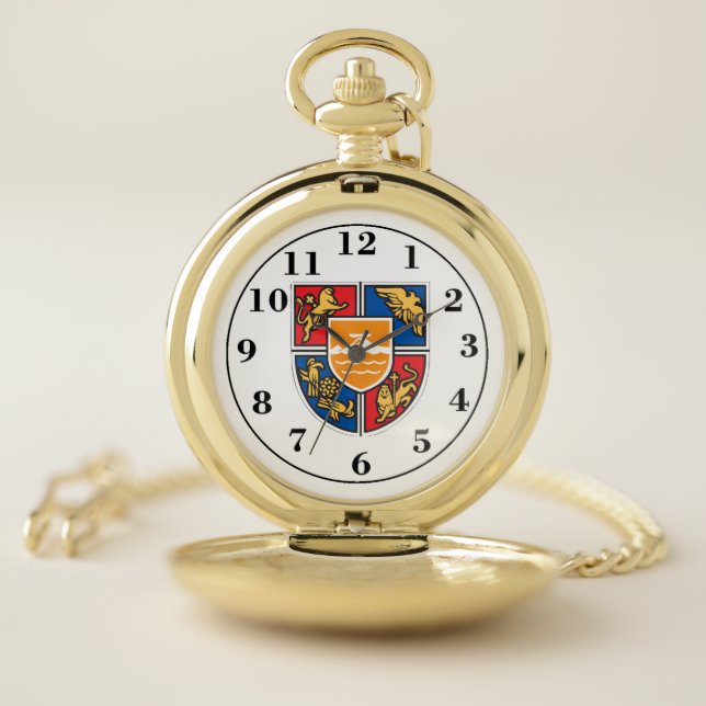 Coat of Arms Armenia Pocket Watch (Inside)