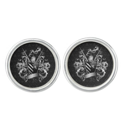 Coat of Arms BW Cufflinks