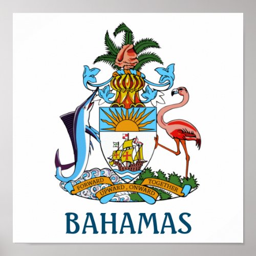 Coat of arms _ Bahamas Poster