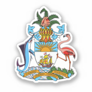 Coat of arms - Bahamas Sticker