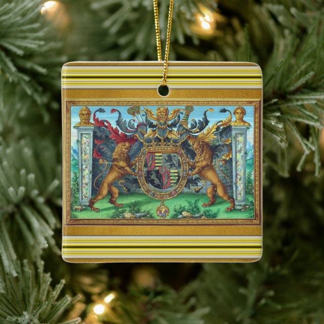 Coat of Arms Ceramic Ornament (Tree)