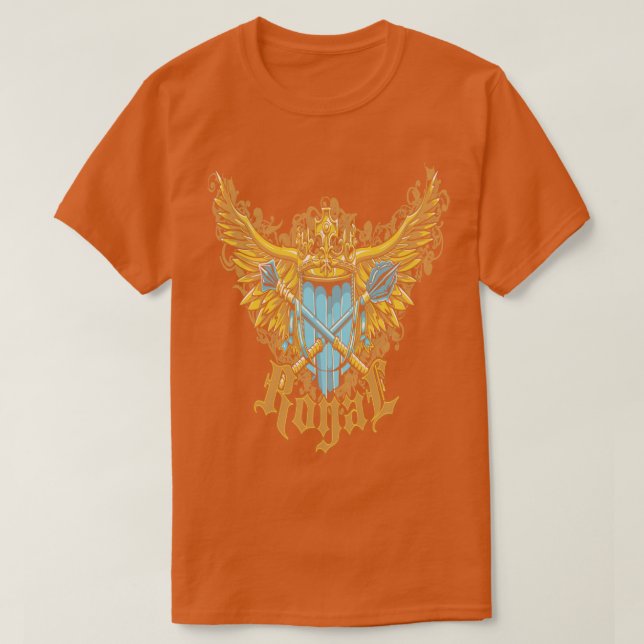 Coat Of Arms Cool Illustration Gift Idea T-Shirt (Design Front)
