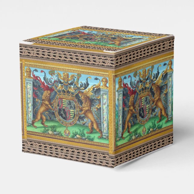 Coat of Arms Favor Box (Front Side)