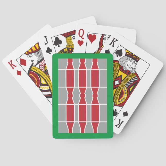Coat of Arms/ flag of Umbria, Italy Poker Cards (Back)