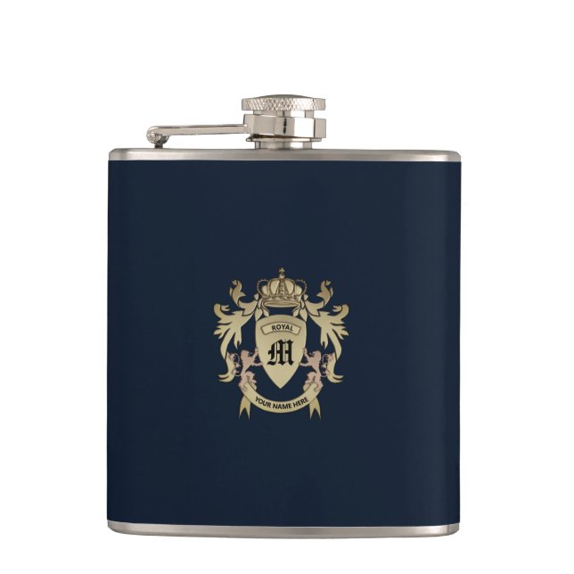 Coat Of Arms Flask (Front)