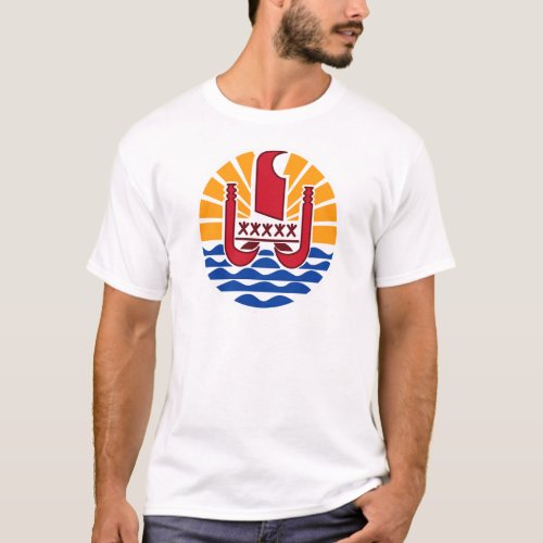Coat of arms French Polynesia Polynsie Franaise T_Shirt