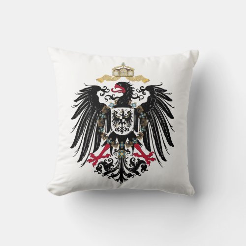 Coat of Arms German Reich 1889 Reichsadler Throw Pillow