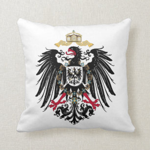 Coat of Arms German Reich 1889 Reichsadler Throw Pillow