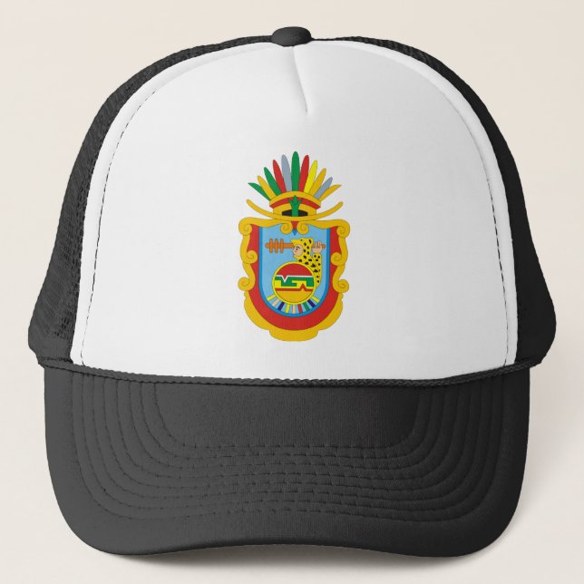 Coat of arms Guerrero Mexico Official Symbol Logo Trucker Hat (Front)