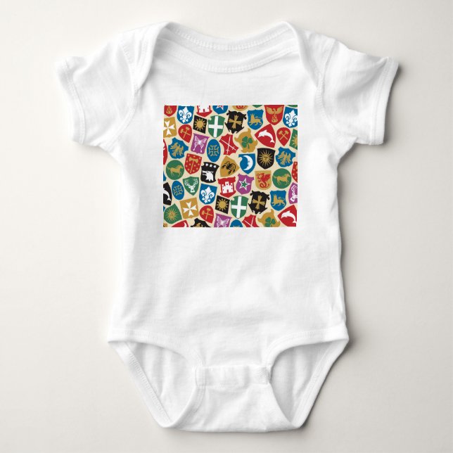 Coat of Arms: Heraldic Background. Baby Bodysuit (Front)