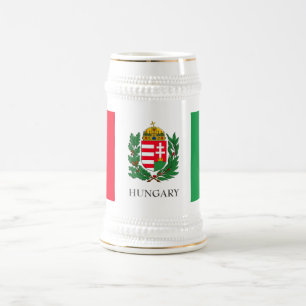 Coat of Arms Hungary Budapest Gifts Beer Stein