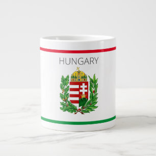 Coat of Arms Hungary Budapest Gifts Giant Coffee Mug