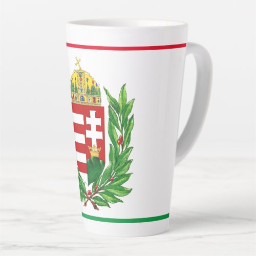 Coat of Arms Hungary Budapest Gifts Latte Mug