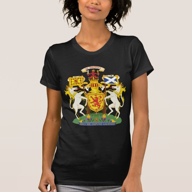 Coat Of Arms Kingdom Of Scotland T-Shirt (Front)