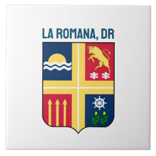 Coat of arms - La Romana, Dominican Republic Ceramic Tile