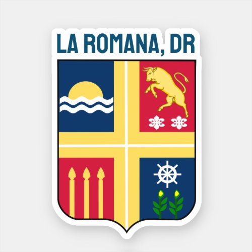 Coat of arms _ La Romana Dominican Republic Sticker