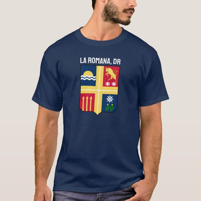 Coat of arms - La Romana, Dominican Republic T-Shirt (Front)