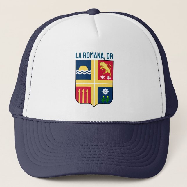 Coat of arms - La Romana, Dominican Republic Trucker Hat (Front)