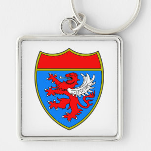 Coat of Arms Lion Shield Keychain