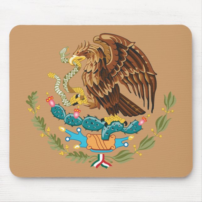 Coat of Arms Mexico Mouse Pad (Front)