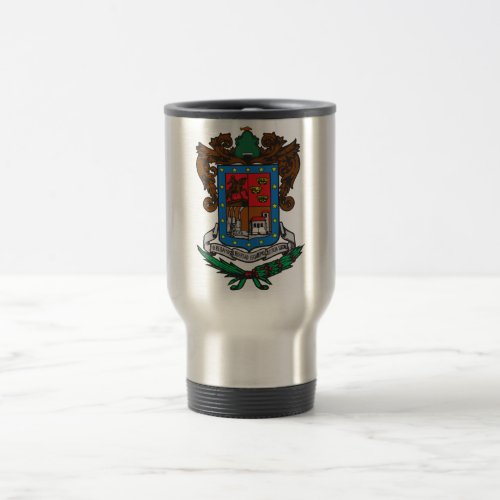 Coat of arms Michoacan Official Mexico Symbol Logo Travel Mug