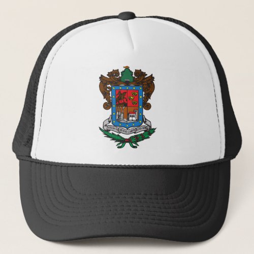 Coat of arms Michoacan Official Mexico Symbol Logo Trucker Hat