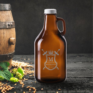 Coat of Arms Monogram Growler