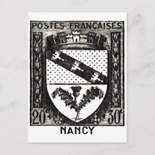 Coat of Arms, Nancy France Postcard