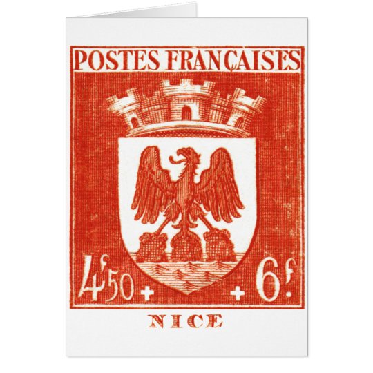 Coat of Arms, Nice France Card
