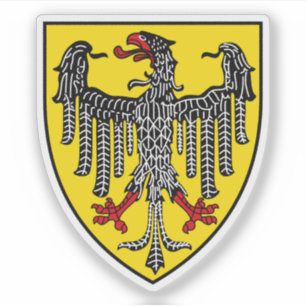 Coat of arms of Aachen, Germany Sticker