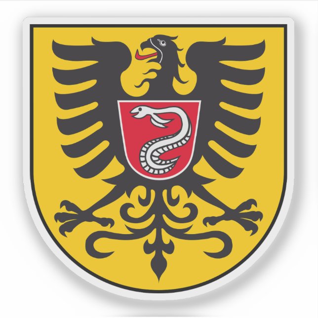 Coat of arms of Aalen, Germany Sticker (Front)
