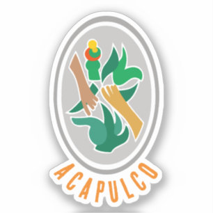 Coat of Arms of Acapulco, Mexico Sticker