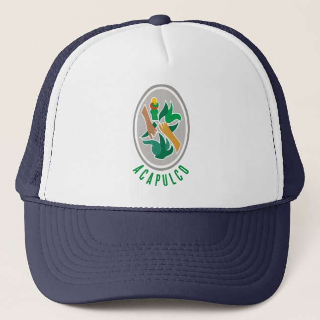 Coat of Arms of Acapulco, Mexico Trucker Hat