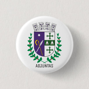 Coat of Arms of Adjuntas, Puerto Rico Button