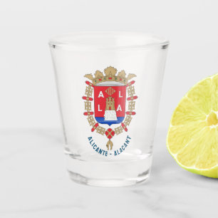 Coat of arms of Alicante - Alacant, Spain Shot Glass