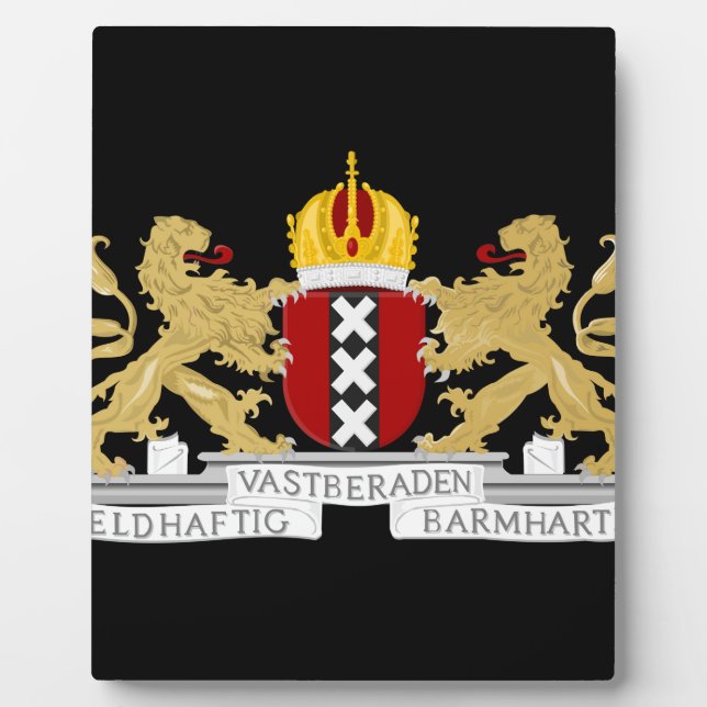 Coat of arms of Amsterdam Plaque (Front)