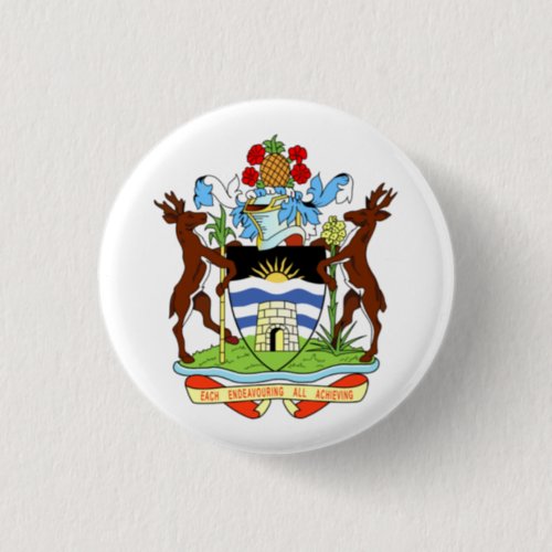 Coat of Arms of Antigua and Barbuda Button