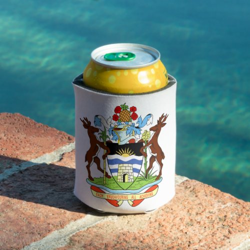 Coat of Arms of Antigua and Barbuda Can Cooler