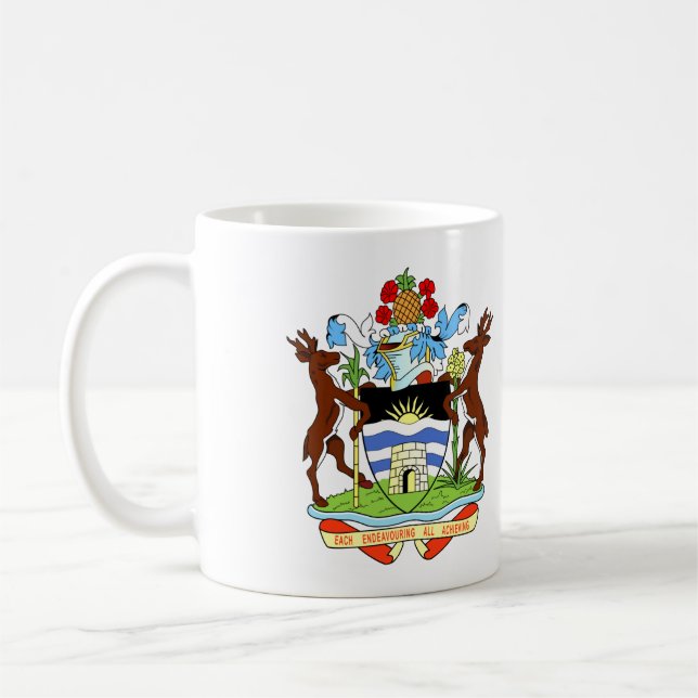 Coat of arms of Antigua and Barbuda Coffee Mug (Left)