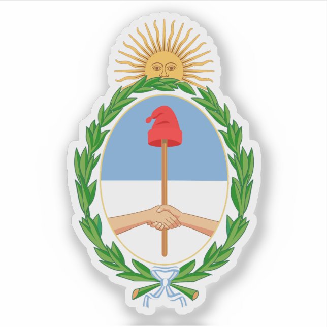 Coat of arms of Argentina  Sticker (Front)