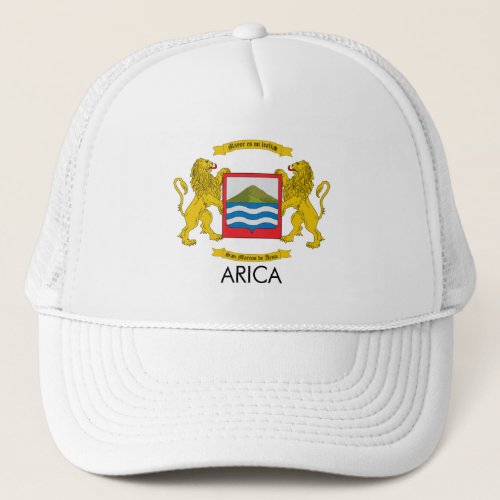 Coat of Arms of Arica Chile Trucker Hat