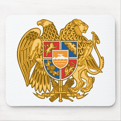Coat of arms of Armenia _ Armenian Emblem Mouse Pad