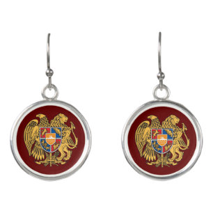 Coat of Arms of Armenia Earrings