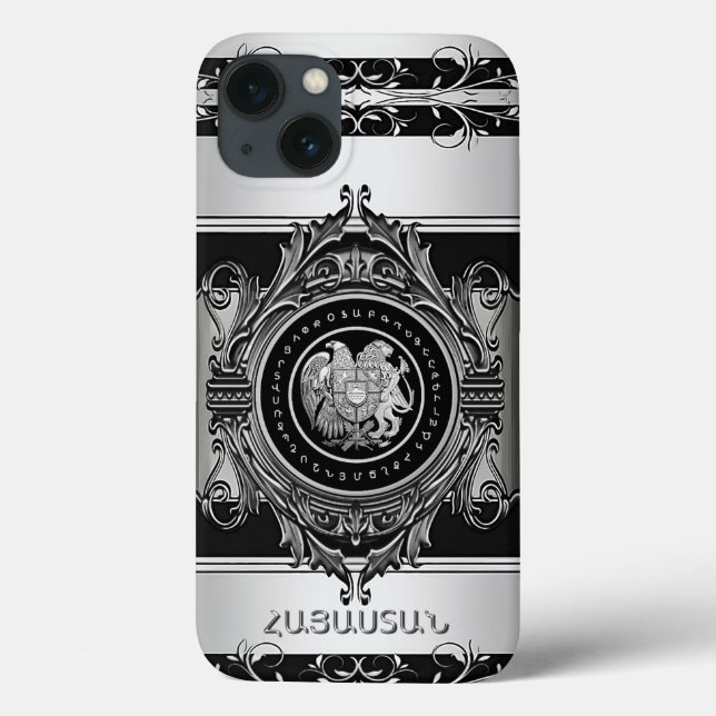 Coat of arms of Armenia iPhone / iPad case (Back)