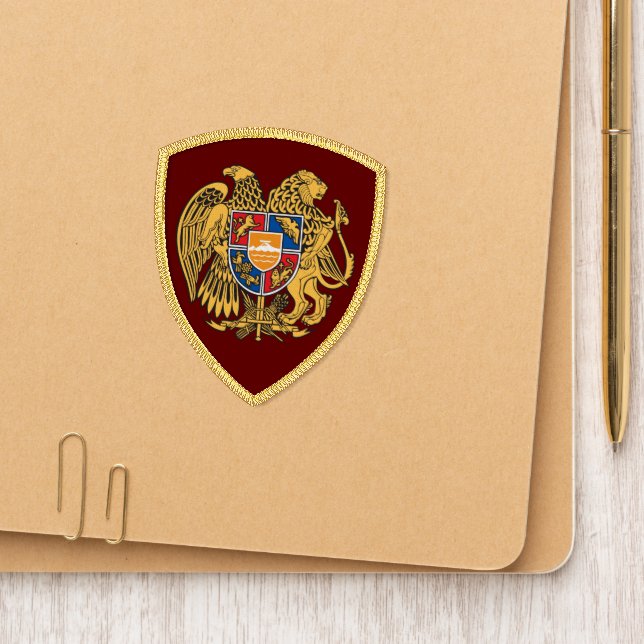 Akachafactory Toppe Toppa Patch Bandiera stampado Applique banderina Armenia