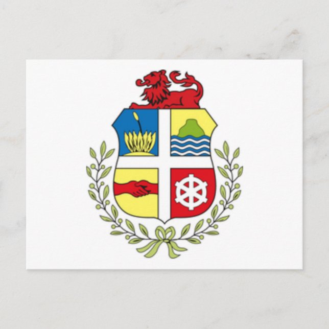 Coat of arms of Aruba Postcard (Front)