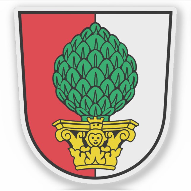 Coat of arms of Augsburg, Germany Sticker (Front)
