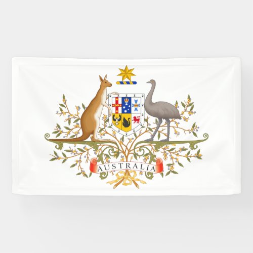 Coat of Arms of Australia Banner