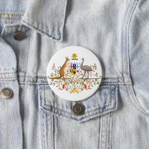 Coat of Arms of Australia Button
